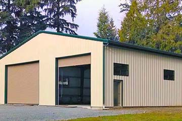 Steel built storage buildings